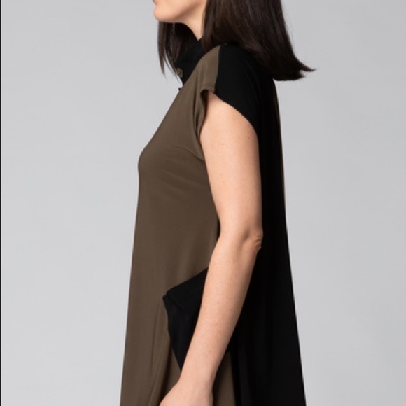 JOSEPH RIBKOFF
Tunic Style 193080. Size 8 Black & Beige - Picture 4 of 8